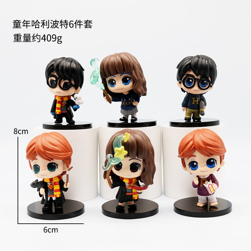 Harry Potter Chibi Action Figure | Wizarding World Collection Set of 6