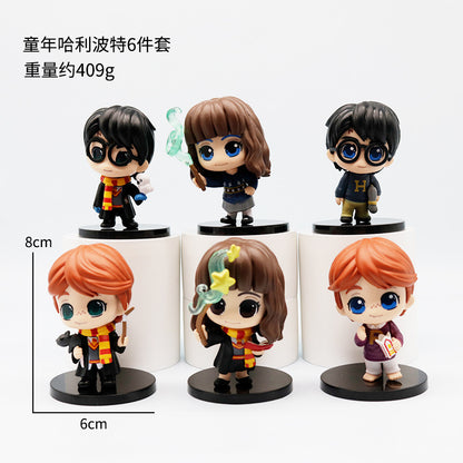 Harry Potter Chibi Action Figure | Wizarding World Collection Set of 6