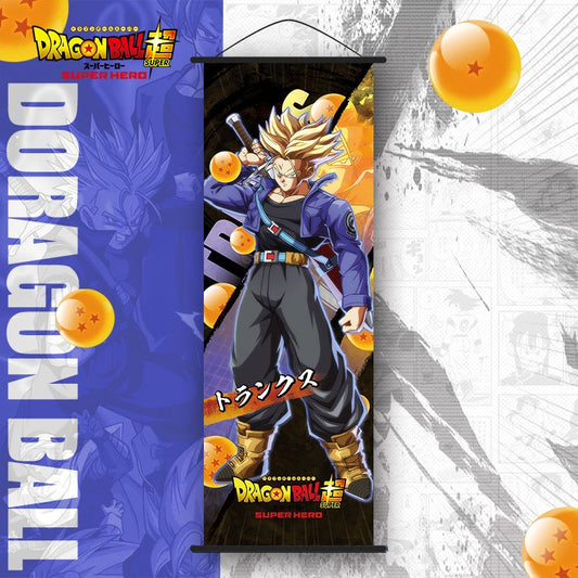 Dragon Ball Z Trunks Wall Scroll Poster | 25 x 70 Cm Long Hanging Anime Art Banner