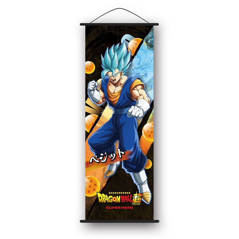 Dragon Ball Z Vegeta Wall Scroll Poster | 25 x 70 Cm Long Hanging Anime Art Banner