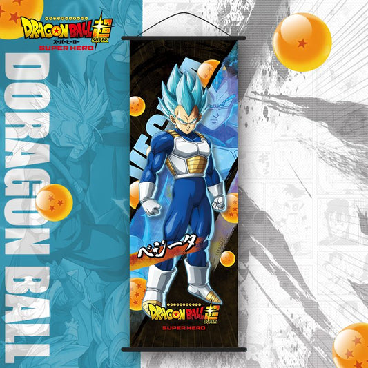 Dragon Ball Z Vegeta Wall Scroll Poster | 25 x 70 Cm Long Hanging Anime Art Banner