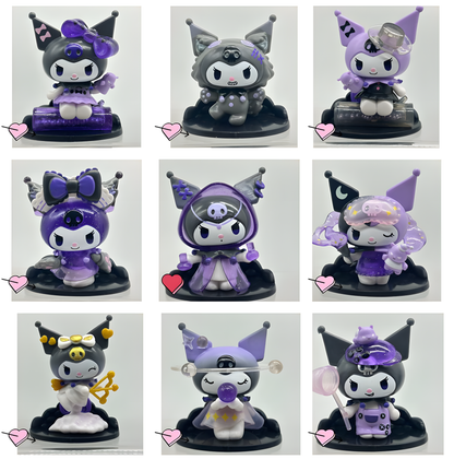 Kuromi Figure Set of 9 | Unique Styles for Collectors & Anime Fans