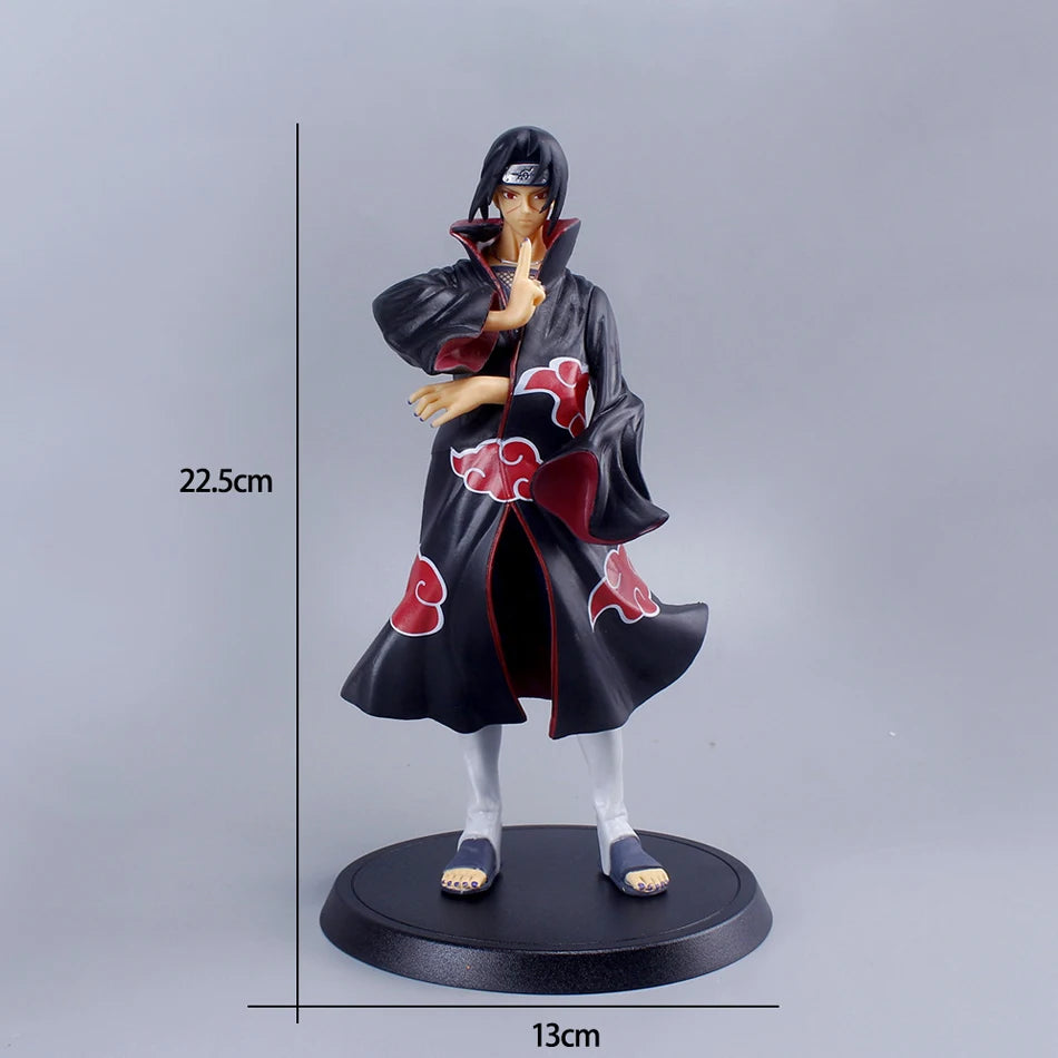 Itachi Uchiha Standing Action Figure - 22 Cm Naruto Shippuden Action Figure