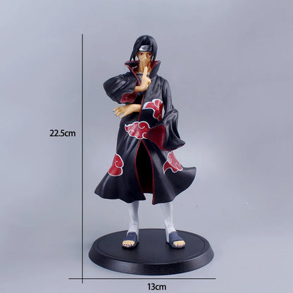 Itachi Uchiha Standing Action Figure - 22 Cm Naruto Shippuden Action Figure