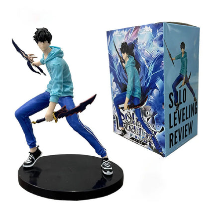 Solo Leveling Sung Jin-Woo Action Figure | 18 Cm Dual Blade Battle Pose Figurine