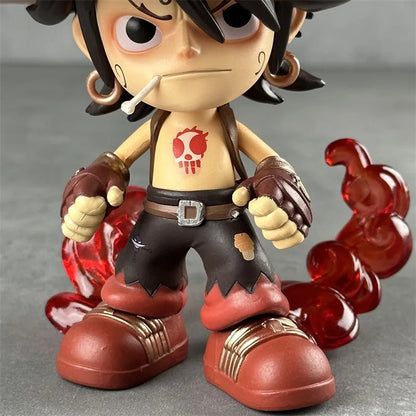 One Piece Portgas D. Ace Chibi Action Figure | 15 Cm Cute Anime Collectible Statue