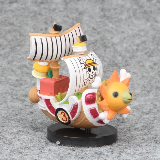 One Piece Luffy Ship Miniature | 6 Cm Cute Ship Figurine Collectible