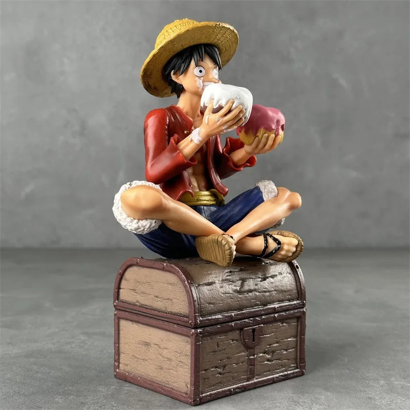 One Piece Luffy Action Figure | 15 cm Three Brothers Resonance Series Collectible with Double Head & Accessories