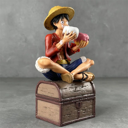One Piece Luffy Action Figure | 15 cm Three Brothers Resonance Series Collectible with Double Head & Accessories