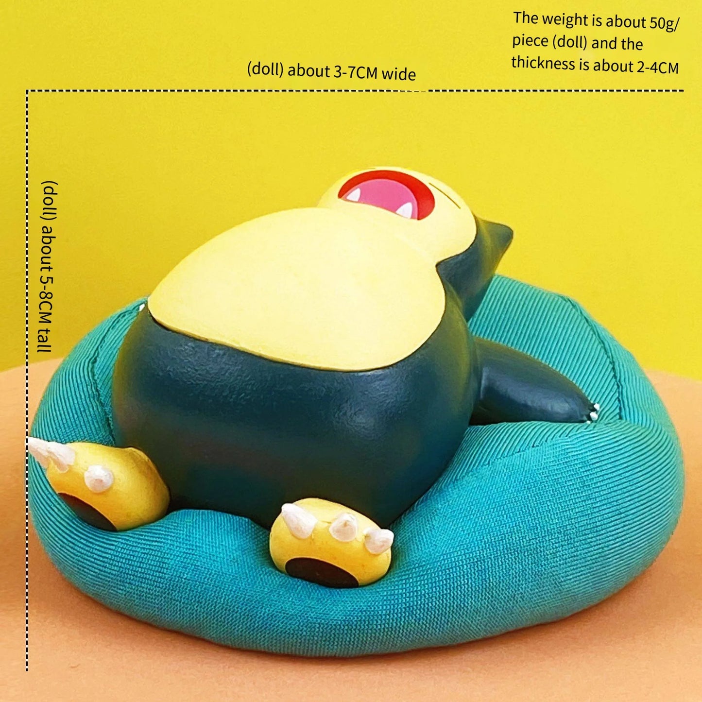 Pokémon Sleeping Bean Bag Figures | Set of 6 Cute Collectible Models