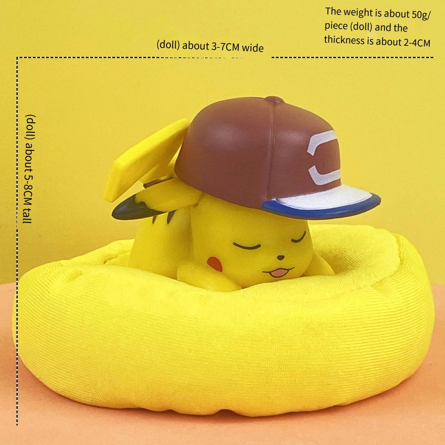 Pokémon Sleeping Bean Bag Figures | Set of 6 Cute Collectible Models