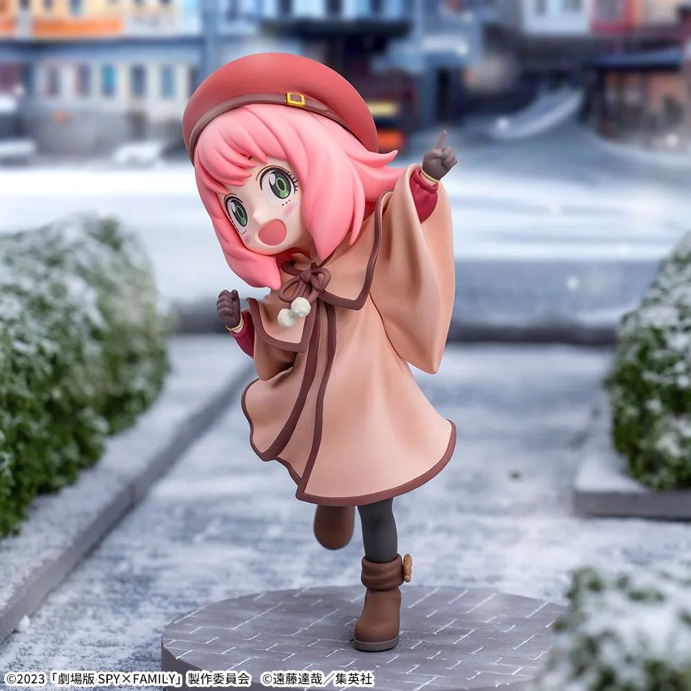 Anya Forger Winter Outfit Collectible Figure | 14 cm Spy x Family Action Figurine