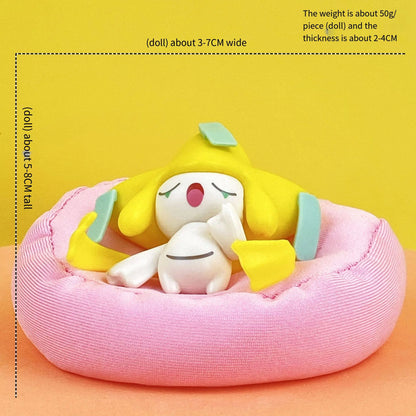 Pokémon Sleeping Bean Bag Figures | Set of 6 Cute Collectible Models