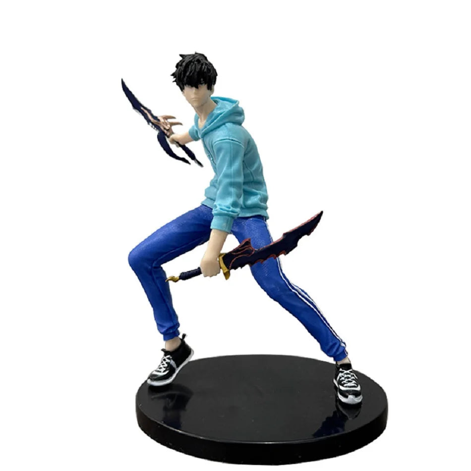 Solo Leveling Sung Jin-Woo Action Figure | 18 Cm Dual Blade Battle Pose Figurine