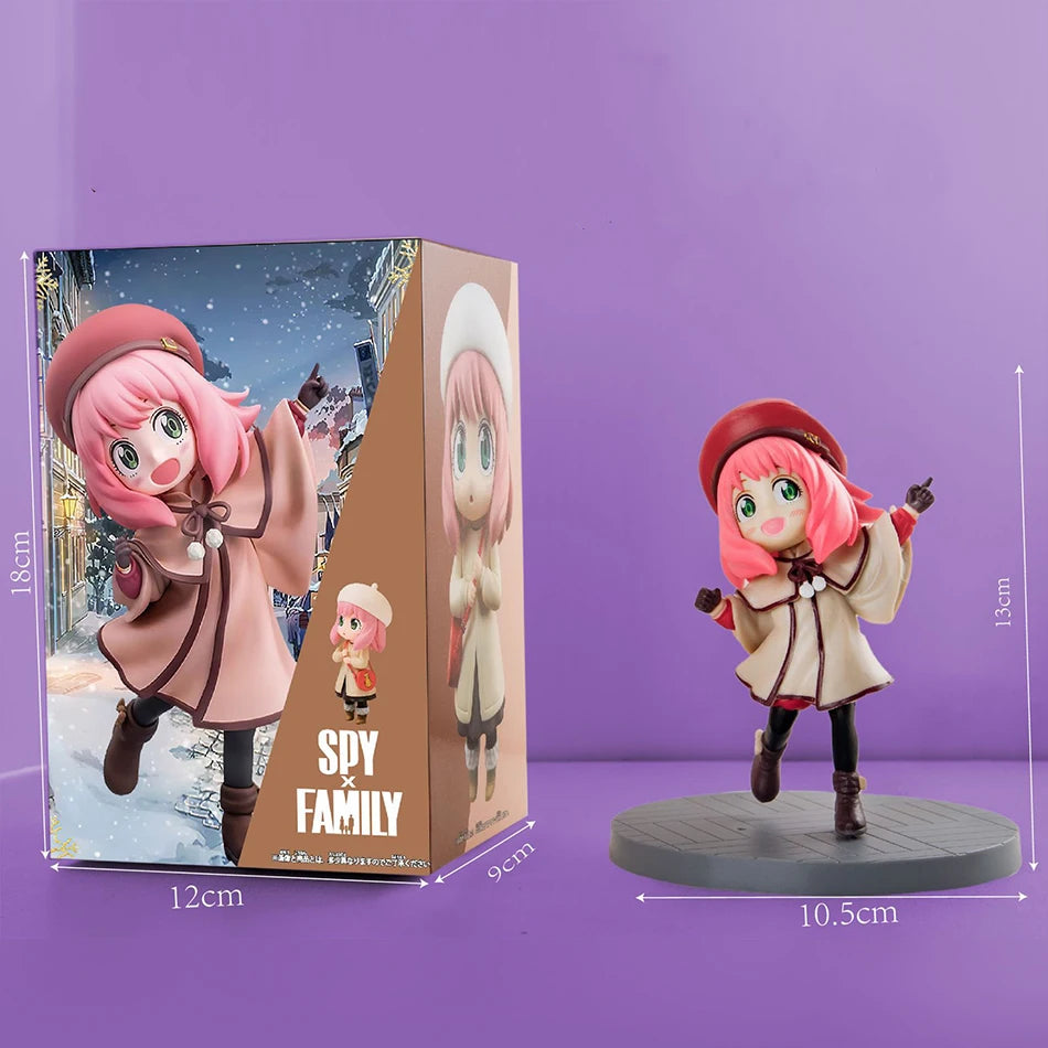 Anya Forger Winter Outfit Collectible Figure | 14 cm Spy x Family Action Figurine