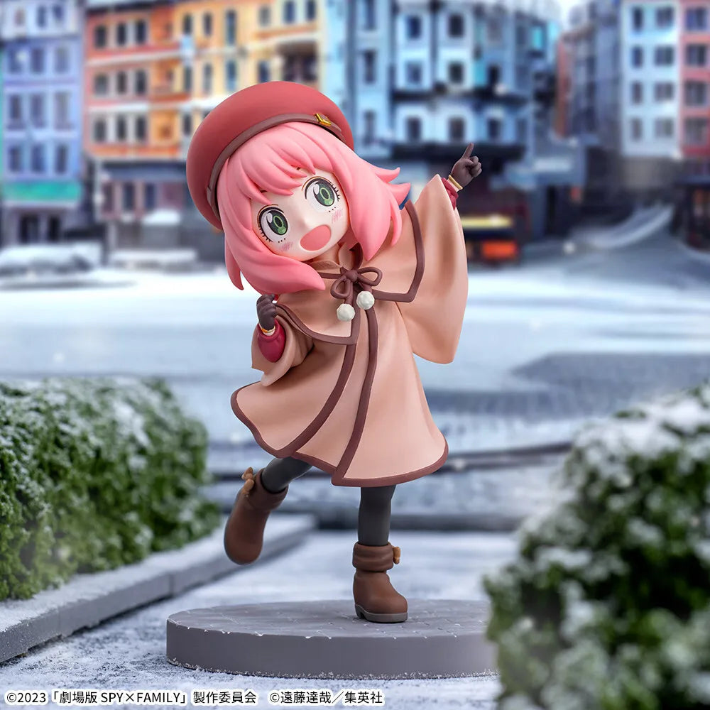 Anya Forger Winter Outfit Collectible Figure | 14 cm Spy x Family Action Figurine