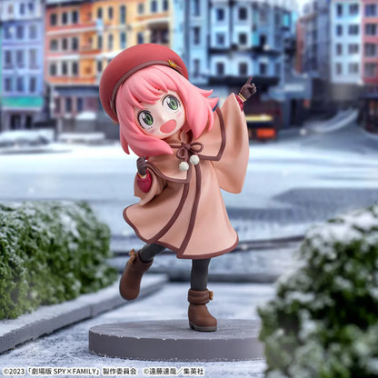 Anya Forger Winter Outfit Collectible Figure | 14 cm Spy x Family Action Figurine