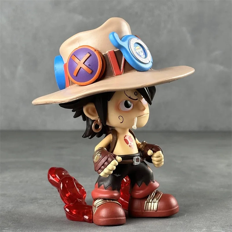 One Piece Portgas D. Ace Chibi Action Figure | 15 Cm Cute Anime Collectible Statue