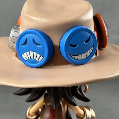 One Piece Portgas D. Ace Chibi Action Figure | 15 Cm Cute Anime Collectible Statue