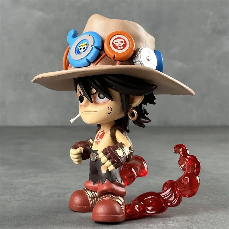 One Piece Portgas D. Ace Chibi Action Figure | 15 Cm Cute Anime Collectible Statue