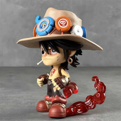 One Piece Portgas D. Ace Chibi Action Figure | 15 Cm Cute Anime Collectible Statue