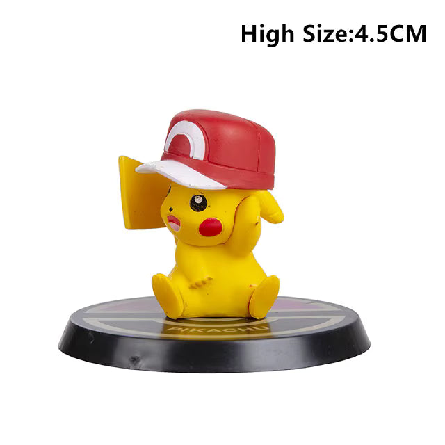 Pokémon Mini Figure Set | 8 Cm Collectibles (Set of 6)