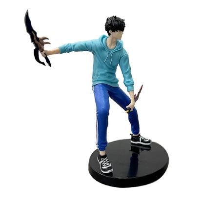 Solo Leveling Sung Jin-Woo Action Figure | 18 Cm Dual Blade Battle Pose Figurine