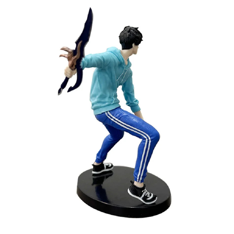 Solo Leveling Sung Jin-Woo Action Figure | 18 Cm Dual Blade Battle Pose Figurine