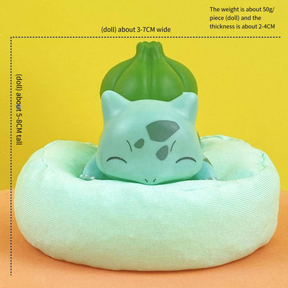 Pokémon Sleeping Bean Bag Figures | Set of 6 Cute Collectible Models