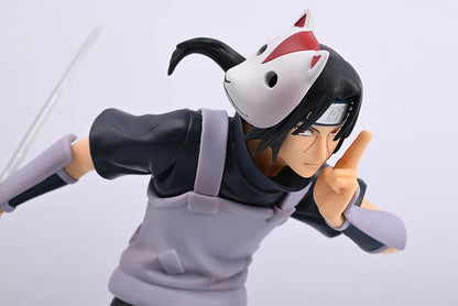 Naruto Itachi Uchiha Anbu Black Ops Figure | 17 Cm Collectible Anime Statue