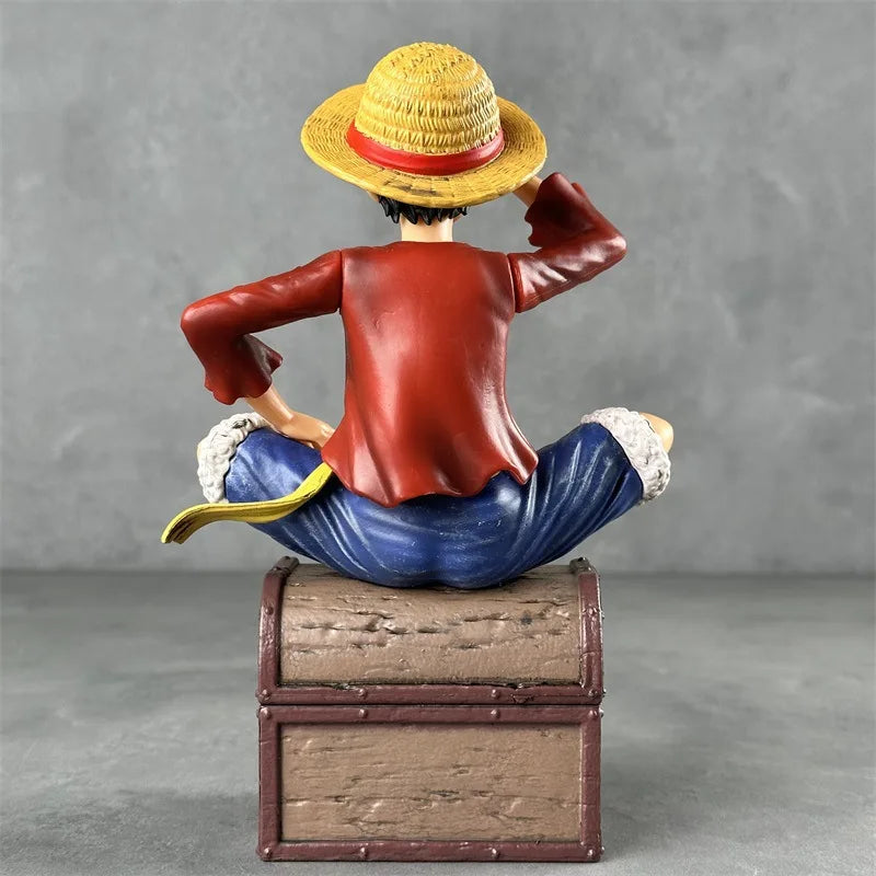 One Piece Luffy Action Figure | 15 cm Three Brothers Resonance Series Collectible with Double Head & Accessories