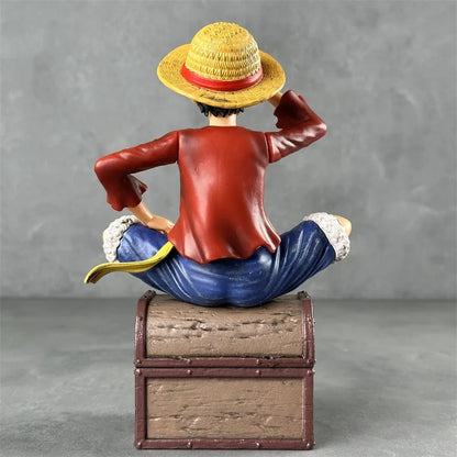 One Piece Luffy Action Figure | 15 cm Three Brothers Resonance Series Collectible with Double Head & Accessories
