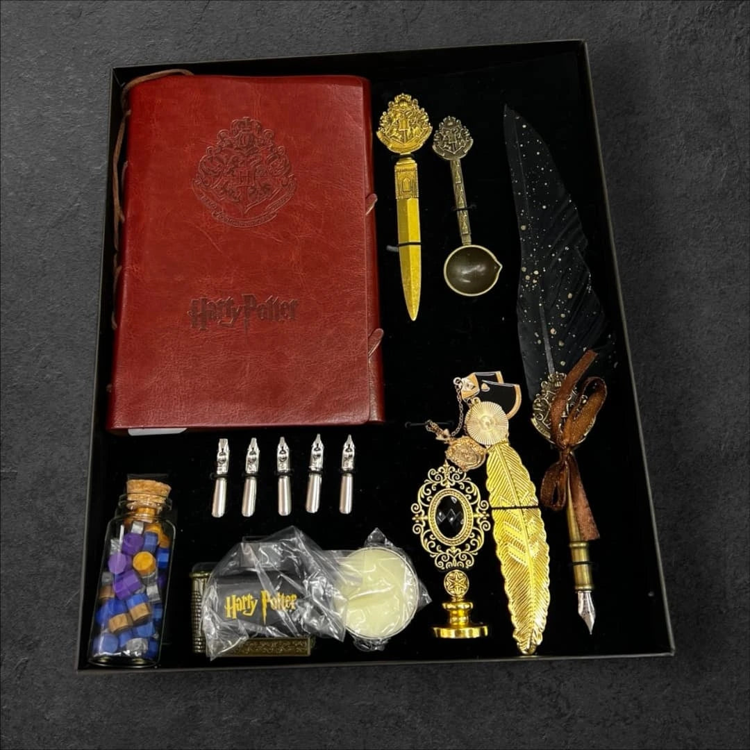 Harry Potter Premium Diary Gift Set & Antique Letter Sealing Set