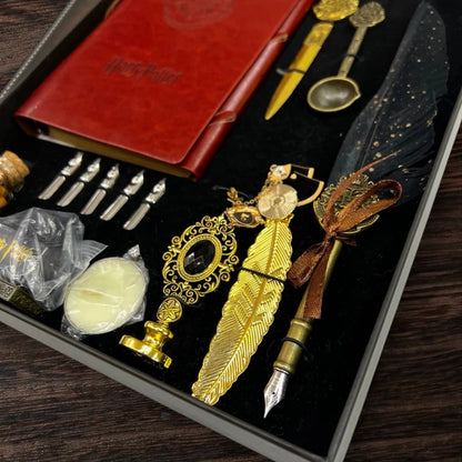 Harry Potter Premium Diary Gift Set & Antique Letter Sealing Set