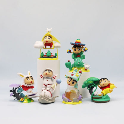 Shinchan Activity Action Figures (Set of 6)