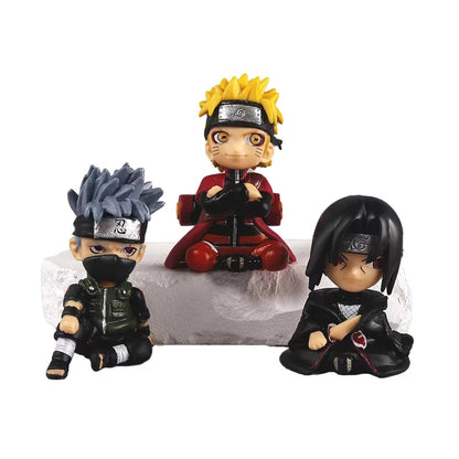 Naruto Mini Ninjas Chibi Action Figure (Set of 5)