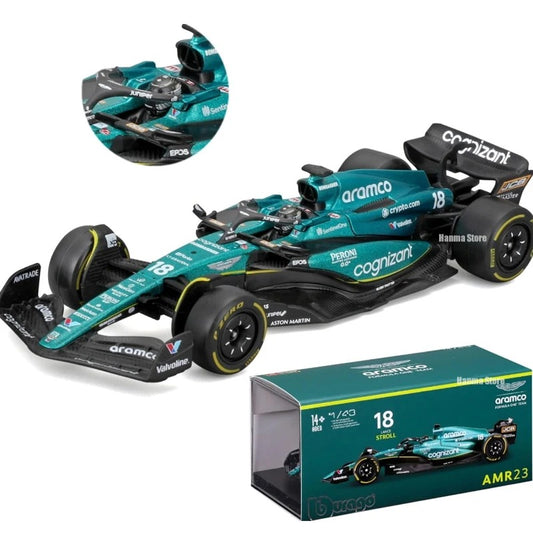 Aston Martin AMR23 #14 Fernando Alonso 2023 1:43 Diecast Model by Bburago