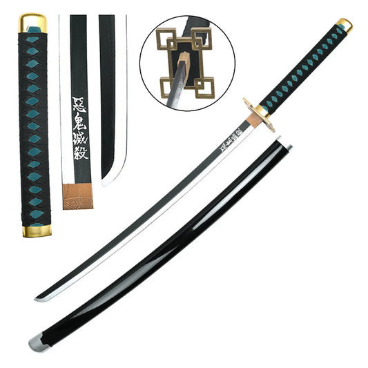 Muichiro Tokito Nichirin Wooden Katana | 104 Cm Demon Slayer Sword