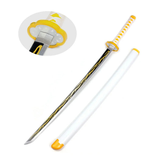 Zenitsu Agatsuma Nichirin Wooden Katana | 104 Cm Demon Slayer Sword