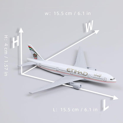 Etihad Airways A320 1:400 Scale Diecast Metal Model – 16cm Premium Collectible Airplane ✈️