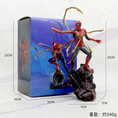 Spider-Man Iron Spider-2 Action Figure 20cm | Marvel Avengers Collectible Statue