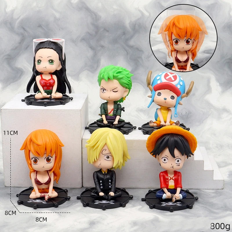 One Piece Straw Hat Crew Chibi Set (6 Pcs)