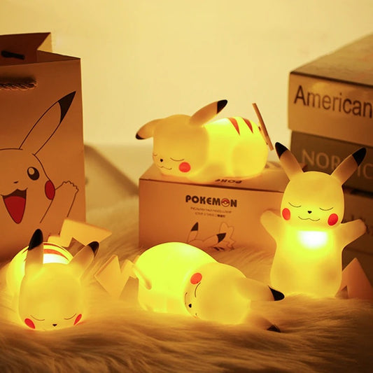 Pokémon Pikachu Night Light LED Lamp | Cute Bedroom Figurine & Toy