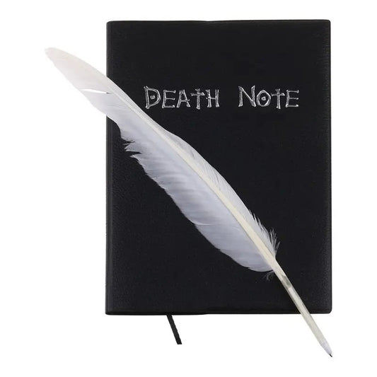 Death Note Replica Notebook & Feather Pen Set