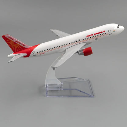 Air India A320 1:400 Scale Diecast Metal Model – 16cm Premium Collectible Airplane ✈️