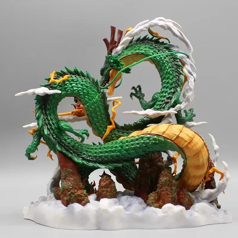 Eternal Dragon Shenron & Son Goku Action Figure | 25CM Dragon Ball Z Collectible Model