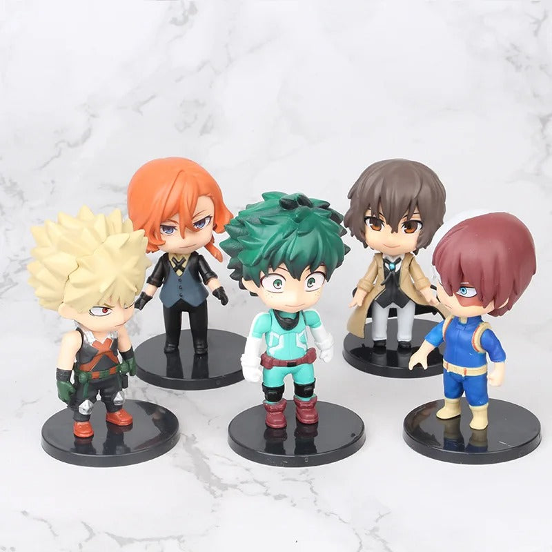 My Hero Academia Chibi Action Figure Set