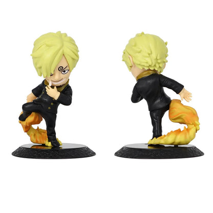 One Piece Action Figure Set (9 Pcs) | Straw Hat Pirates Crew Figurine Collection