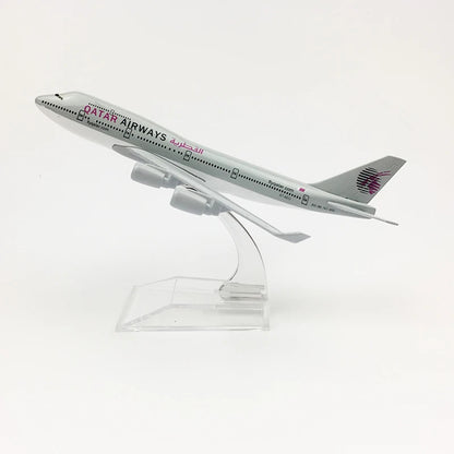 Qatar Airways A320 1:400 Scale Diecast Metal Model – 16cm Premium Collectible Airplane ✈️