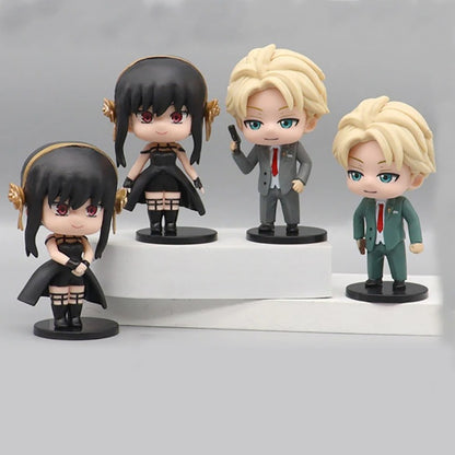 Spy x Family Figure Set (6 Pcs) | 9 cm Chibi Collectibles
